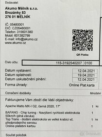 Elektrokolo Apache - 2