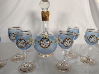 Okrasná sada karafa + skleničky 6 ks - 2