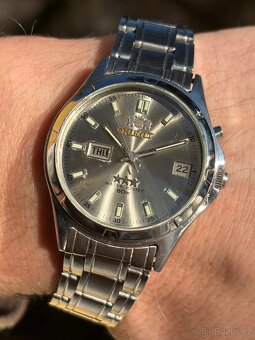 Hodinky Orient strybrny ciselnik - 2