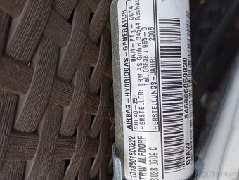 BMW e91 stropní levý Airbag - 2