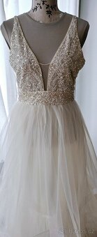 Krásné nové princeznovské svatební šaty -m/l - 2