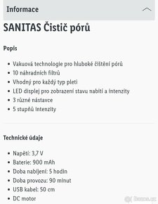 Vakuový čistič pórů - 2