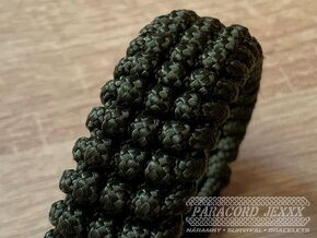 PARACORD náramek (18 cm) oliv - 2