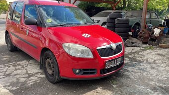 Náhradní dili Škoda Romster 1.4i 63kW, rok 2008 - 2
