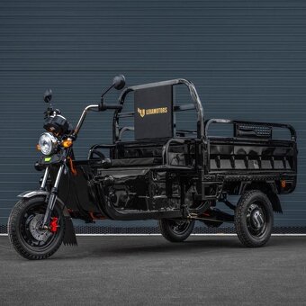 pracovní elektro tříkolka, Leramotors, 1000W, černá - 2