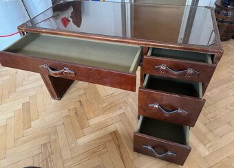 Stylový psací stůl vintage trunk - 2
