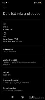 Prodám Xiaomi 12 lite 6/128 gb ( specha) - 2