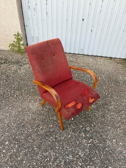 Křeslo Ton červené - 2