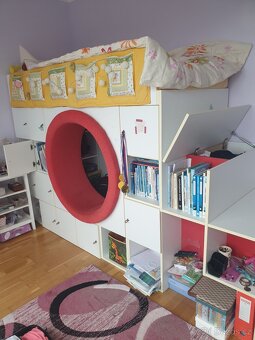 Patrová postel / úložný prostor / děti - 2