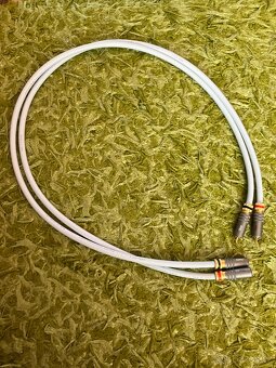 RCA-cinch signálový kabel SUPRA EFF - ISL, délka 1 metr - 2