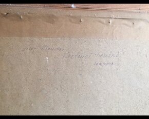 Krásný obraz - podepsáno Josef Klouda, Kvetnoucí hrušně - 2