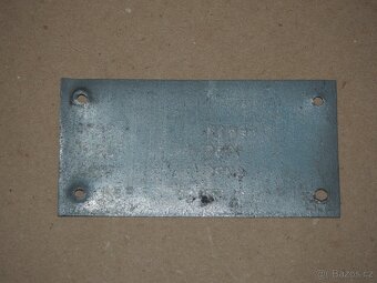 Praga 1931 - výrobní štítek - 2