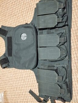 Taktická vesta černá - 2