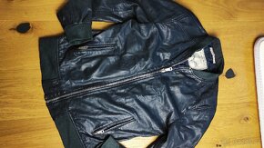 Pánská kožená bunda Zara jehněčí kůže vel L - 2
