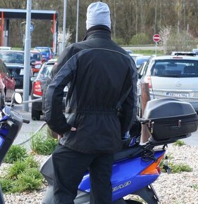 Textilní bunda na motorku s chrániči, vel. 2XL - 2