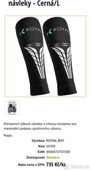 Sportovní kompresní návleky - 2