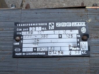 Transformátor 24/220,380; 2 ks - 2