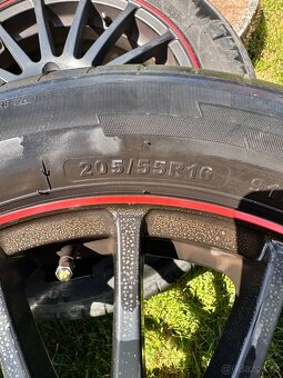Alu disky r16+ pneu Tomket sport 205/55 - 2