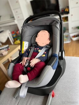 Autosedačka vajíčko Britax Romer šedá premium line +základna - 2