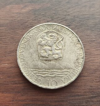 Stříbrná 10 koruna Academia - 2