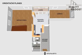 Prodej mezonetového bytu 6+kk, 156,1 m2, s lodžií a sklepem, - 2