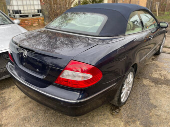MERCEDES BENZ CLK W209 cabrio Facelift veškeré náhradní díly - 2