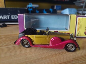 Matchbox yesteryear Y11 LAGONDA EXTRA RARE STRAWBERY - 2