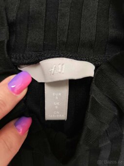 Dámský top se stojáčkem H&M vel. S - 2