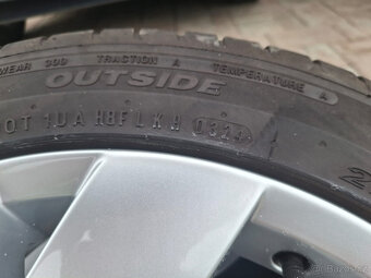 VW sada 4x alu kola 7,5Jx17 H2 + letní pneu Nexen 225/45 R17 - 2