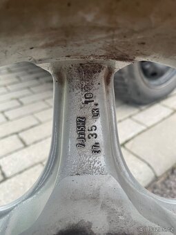 Prodám alu kola 5x100,7Jx15,ET35 s letními pneu - 2
