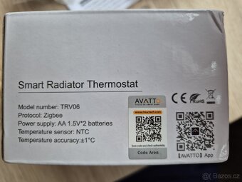 Smart hlavice radiátoru - Zigbee/Tuya - 2