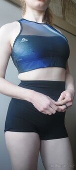 Sportovní transparentní podprsenka Adidas, vel. M - 2