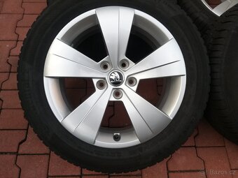 alu kola Škoda Superb 3 zimní 215/55/17 - 2