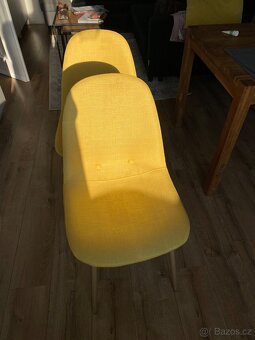 Jídelní židle žlutá - 2