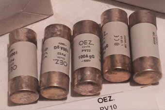 Válcové pojistky 160mA-100A -50% SLEVA - 2