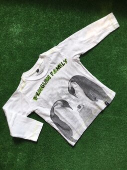 Dětské tričko s tučnáky, vel.86, TOP STAV - 2