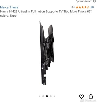 Držák televize 37 - 63 palců, výklopný. - 2