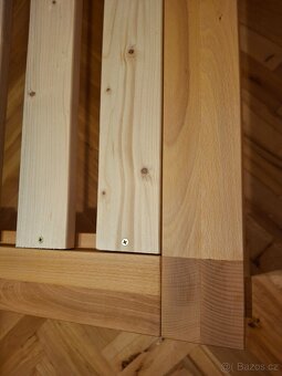 Postel masivni japonska bukova 180×200cm - 2