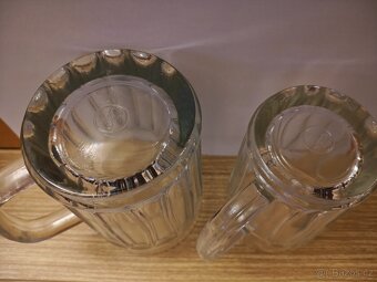 Prodám pivní sklenice retro, vzor Brabec - 2