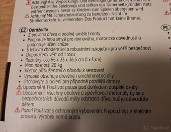 Dětské dřevěné odrážedlo - 2