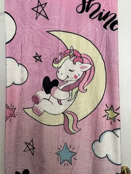Deka s potiskem jednorožce - 2