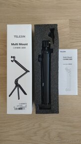 Stativ TELESIN pro akční kamery 3Way - 2
