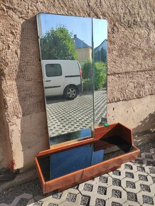 Retro toaletní stolek s opaxitovým sklem - Brusel - 2