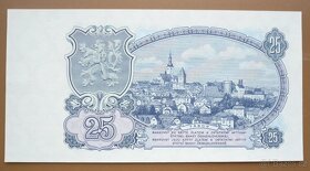 Bankovka, Československo 25 Kč ročník 1953 - 2