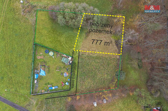 Prodej pozemku k bydlení, 777 m², Huntířov - 2