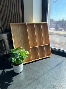 Organizér na příbory / Bambusový příborník IKEA - 2