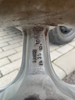 Prodám alu kola 5x100,7Jx15,ET35 s letními pneu - 2