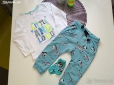H&M tepláčky + tričko vel.86-92
- 2