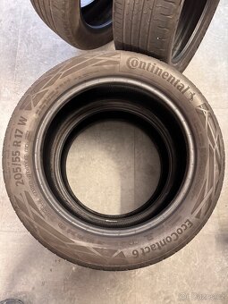 4x letní pneu Continental 205/55 R17 91V 4,5-5,5mm (05/2021) - 2