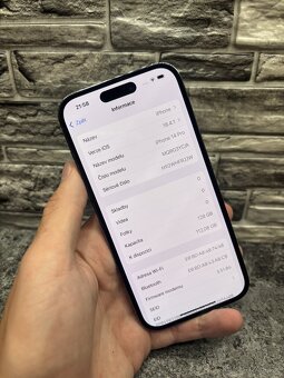 iPhone 14 Pro 128GB Deep Purple, baterie 83% - 2